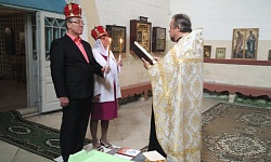 Венчание в Храме Воскресения Христова в день прославления кн. Петра и кн. Февронии