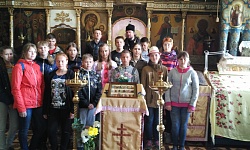 Уборка территории Храма